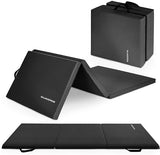 BalanceFrom Folding Gymnastics Mat Home Gym Floor Tumbling Equipment, Multicolor