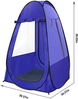 Pop Up Tent, Clear Outdoor Tents Sports Fishing, Rainproof and Windproof Beach Camping, Lightweight and Sturdy, Easy Set Up, UPF 50+ Portable Folding 39" x 64"