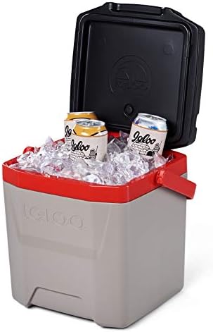 Igloo Quantum Cooler, Sandstone/Blaze Red/Black, 12 Quart