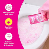Stardrops The Pink Stuff Miracle Power Foaming Toilet Cleaner – Self-Activating Formula for Deep Cleaning, Stain Removal, and a Fresh Shine – Bathroom Essential