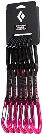 Black Diamond Hotforge Hybrid Quickdraw Quickpack with Hotforge and Hotwire Carabiners