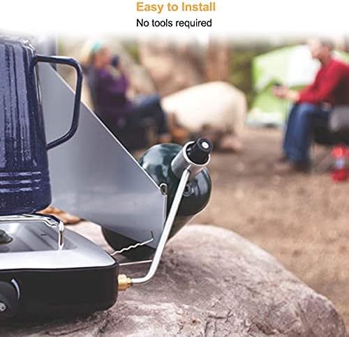 GASLAND Gas Stove Regulator, Replacement Parts for Coleman Portable Propane Stoves with Gas Pressure Issues, Camping Stove Connector Fitting for 1 LB Propane Fuel Cylinder