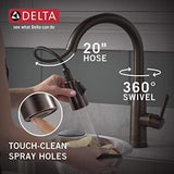 Delta 9113T-RB-DST Essa Kitchen Faucet, Touch2O, Venetian Bronze