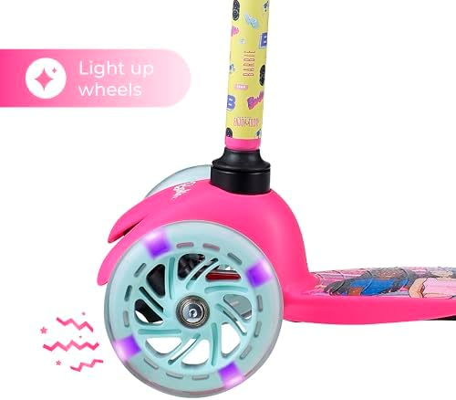 Scooter for Kids Ages 3-5 - Extra Wide Deck & Light Up Wheels, Self Balancing Kids Toys for Boys & Girls, Choose Your Favorite Character