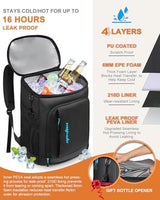 Capolo 36/45 Cans Cooler Backpack Insulated Waterproof for Women Men Lunch Backpack Coolers Leak Proof Soft Cooler Bags