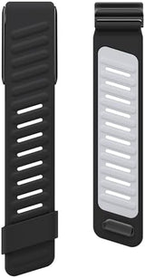 Comfort Durable Silicone Wristband Compatible with WHOOP 4.0 Band, Soft Silicone Sports Loop Strap for Men & Women, with U Shapped Connector