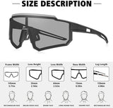 STORYCOAST Polarized Sports Sunglasses for Men Women,Driving Fishing Cycling Mountain Bike Sunglasses UV400 Protection