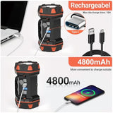 Led Camping Lantern Rechargeable, Camping Lights 1500lm, 8 Light Modes, Emergency Flashlights For Emergencies, Portable Light 12h Standby, Battery Powered Lantern For Power Outages, Hurricane, Hiking.