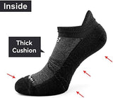 Socks Daze 3/6 Pack Men's Women's Merino Wool Ankle Running Sport Soft Thick Cushion Athletic Socks for Walking Light Hiking