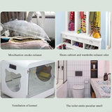 Oniissy Kitchen Exhaust Fan Ventilation Fan,Smoke Absorber Fume Extractor Fan Pipe Duct Exhuast Fan USB Adjustable Speed,for Home Bathroom Garage(Fan plus 6m pipe)