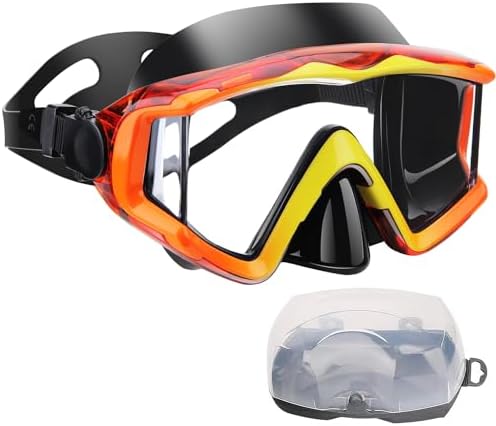 Diving mask Anti-Fog Swimming Snorkel mask Suitable for Adults Scuba Dive Swim Snorkeling Goggles Masks