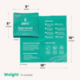 PACT Pack Out Kit - Camping Poop Kit Includes Wet Wipes, Smell Proof Disposal Bags, Hand Wipes, Poop Powder for Odor and Human Waste Bags for Camping and Backpacking