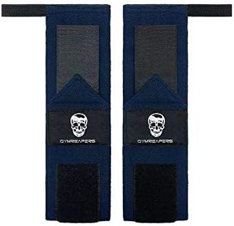 Gymreapers Weightlifting Wrist Wraps (IPF Approved) 18" Professional Quality Wrist Support with Heavy Duty Thumb Loop - Best Wrap for Powerlifting Competition, Strength Training, Bodybuilding