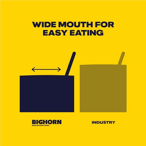 BIGHORN Mountain Food Chicken And Mushroom Marsala with Pasta - Premium Freeze Dried Meals for Camping Food - Dehydrated Camping Food for Backpacking Meals - 2 Servings