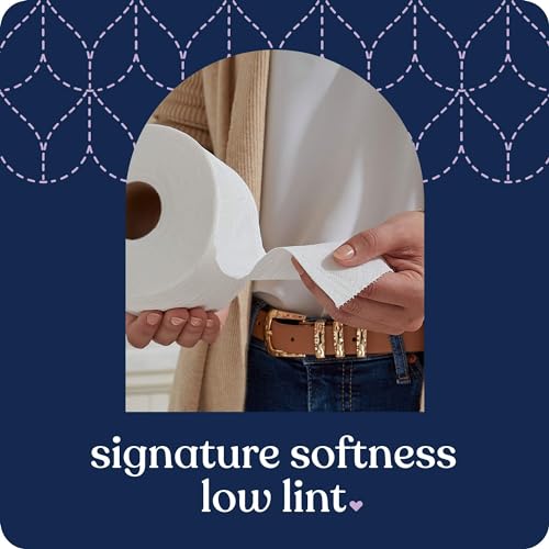 Quilted Northern Ultra Plush Toilet Paper, 24 Mega Rolls = 96 Regular Rolls, 3X Thicker*, 3 Ply Soft Toilet Tissue