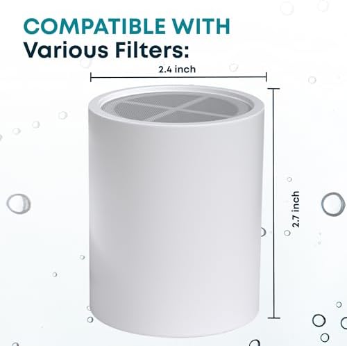 AquaHomeGroup 20 - Stage Replacement Premium Filter Cartridge 4-pack (No Housing), Compatible with Any Shower Filter of Similar Design 15 and 20 stages