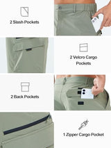 NORTHYARD Men's Casual Cargo Shorts Lightweight 9" Hiking Golf Work Quick Dry Camping Outdoor Travel Fishing with 7 Pockets