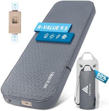 Hikenture 4" Thick Self Inflating Sleeping Pad with Electric Pump, Foam & Air Camping Mattress, 9.5 R-Value Insulated Sleeping Mat, Portable All Season Camping Pad for Tent, Car, Cot