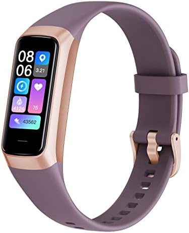 Fitness Tracker with 24/7 Heart Rate Sleep Blood Oxygen Monitor,IP68 Waterproof Smart Watch,1.10''AMOLED Touch Color Screen,Step Counter Health Activity Trackers for Women Men