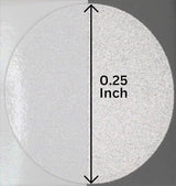 Golf Club & Golf Ball, White Reflective Dot Stickers, 3M Weatherproof Decals for Enhanced High Speed Camera Detection and Simulators, 1/4 Inch Size, Pack of 546