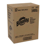 Bounty Paper Towels Quick Size, White, 16 Family Rolls = 40 Regular Rolls (Packaging May Vary)