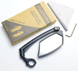 Handlebar Bike Mirror, Scratch Resistant Glass Lens, Ajustable and Rotatable Safe Rearview Bicycle Mirror