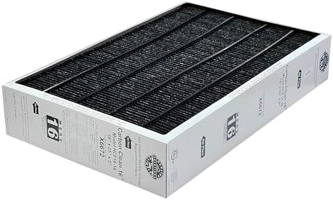 Lennox Healthy Climate Lennox X6672 16x25x5 Healthy Climate Carbon-Clean MERV 16 Filter Bundle with Same Day Supply Filter Change Reminder Magnet (2-Pack) 2 Count (Pack of 1)