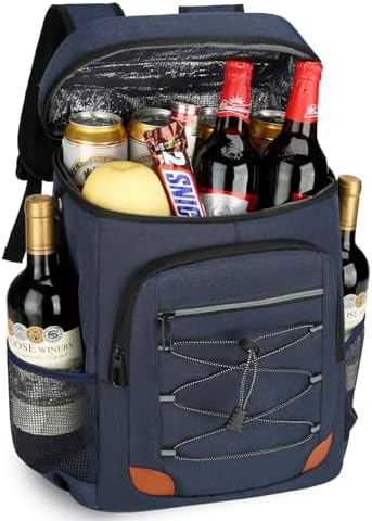 Backpack Cooler Insulated Leak Proof for Men Wowen 36 Cans Soft Cooler Backpack Insulated Waterproof Large Capacity Coolers Bag Portable for Lunch Camping Travel Picnic Hiking