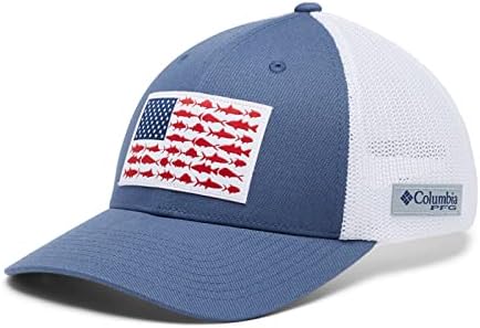 Columbia Unisex Adult PFG Fish Flag Mesh Ball Cap