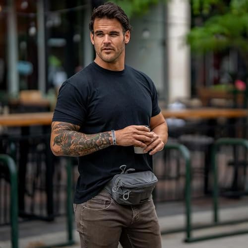Eberlestock Bando Bag - Tactical Men's Fanny Pack w/Adjustable Waist Belt, Zippered Pockets, Compact Lightweight Belt Bag