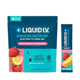 Liquid I.V.® Hydration Multiplier - Strawberry Lemonade | Electrolyte Powder Drink Mix | 1 Pack (16 Servings)