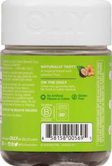 OLLY Daily Energy Gummy,Caffeine Free,Vitamin B12,CoQ10,Goji Berry,Adult Chewable Supplement,Tropical Flavor -,60 Count (Pack of 2)