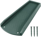 Splash Blocks for Gutters Downspouts, 24" Downspout Extensions for Rain Water Drainage, Thickened Gutter Splash Guard with Fixing Piles(1 Pack, Green)