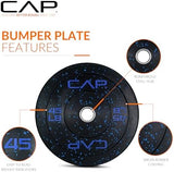 CAP Barbell Rubber Olympic Bumper Plate | Multiple Options/Colors
