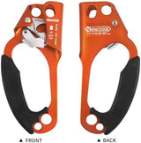 NewDoar UIAA & CE Certified Hand Ascender Rock Climbing Tree Arborist Rappelling Gear Equipment Rope Clamp for 8~13MM Rope