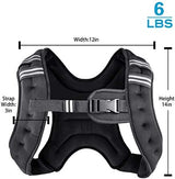 Weighted Vest Weight Vest for Men Women Kids Weights Included, Body Weight Vests Adjustable for Running, Training Workout, Jogging, Walking