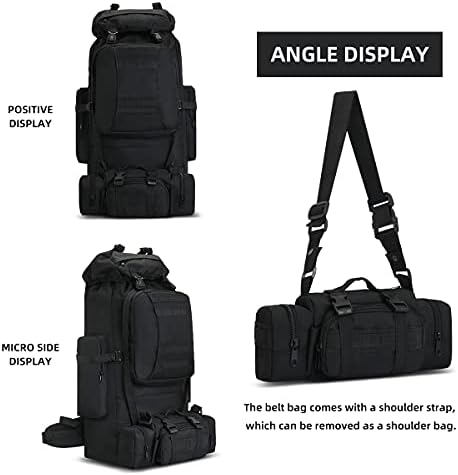 King'sGuard 100L Camping Hiking Backpack Molle Rucksack Military Camping Backpacking Daypack