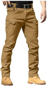 Tactical Pants for Men Relaxed Fit Stretchy Work Pants Baggy Cargo Camo Pants Flex Carpenter Pant Multi Pockets