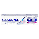Sensodyne Clinical White Toothpaste Clinically Proven Whitening for Sensitive Teeth, Stain Protector, 3.4 oz x 3