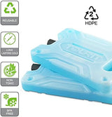 TOURIT Ice Pack for Lunch Box-8.75” x 5.5”-Reusable Long Lasting for Lunch and Cooler Bag-Camping, Beach, Picnics, Fishing and More