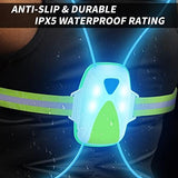 LED Reflective Running Vest with Front Light,Running Lights for Runners,Reflective Running Gear for Men/Women Running,Cycling or Walking, High Visibility Warning LED Lights