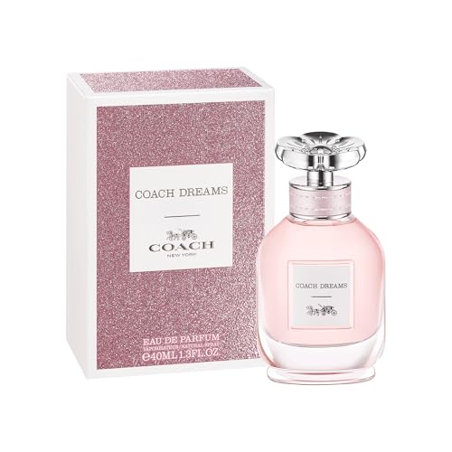 Coach Dreams Eau de Parfum - Long Lasting Fragrance with notes of Juicy Pear, Gardenia & Joshua Tree - Floral & Woody - 1.3 fl. oz.
