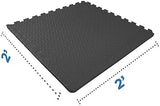 BalanceFrom Puzzle Exercise Mat with EVA Foam Interlocking Tiles for MMA, Exercise, Gymnastics and Home Gym Protective Flooring, Multiple Sizes and Colors