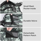 APEXUP Adjustable Weighted Vest, 4-10lb/12-18lb/20-32lb Vest with 6 Ironsand Weights and Large Pocket, Weight Vest for Men Women Strength Training, Running, Walking