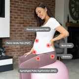 BABYGO® Birthing Ball for Pregnancy & Labor + Our Award Winning Book - Exercise, Birth & Recovery Plan, 5X Stronger Than a Yoga Ball with Eco Friendly Material