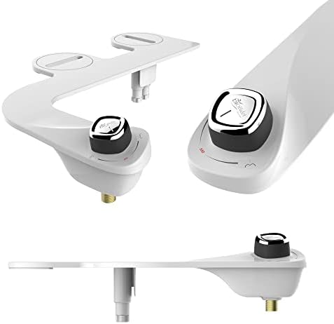 Bio Bidet 2-Pack SlimEdge Freshwater Toilet, White, Non-Electric, Easy Install Bidet Attachment, 2 Count
