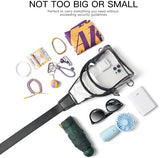 Clear bags Stadium Approved Crossbody Sling Bag Fanny Pack Backpack Purses for Women Men Belt bag for stadium events