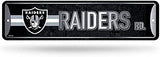 Rico Industries NFL Metal Street Sign Metal Street Sign 4" x 15" Home Décor - Bedroom - Office - Man Cave