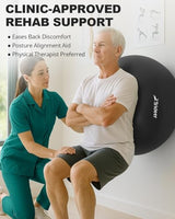 Trideer Extra Thick Yoga Ball Exercise Ball, 5 Sizes Gym Ball, Heavy Duty Ball Chair for Balance, Stability, Pregnancy, Quick Pump Included