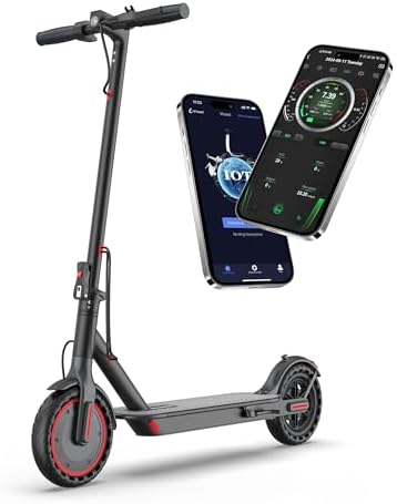 Electric Scooter for Adults, 8.5"/10" Tires, 19/22Mph, 350W/500W Motor, 21-28 Miles Range, Folding E-Scooter with Dual Suspension,APP(V1/SPRO/MAX/PRO)